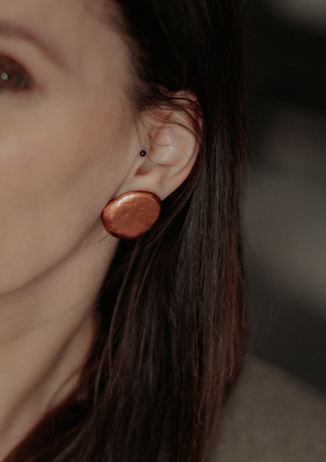 Auskari "Staburaga akmeņi" - brūni - Image 2