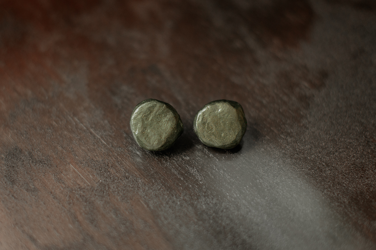 Auskari "Staburaga akmeņi" - zaļi