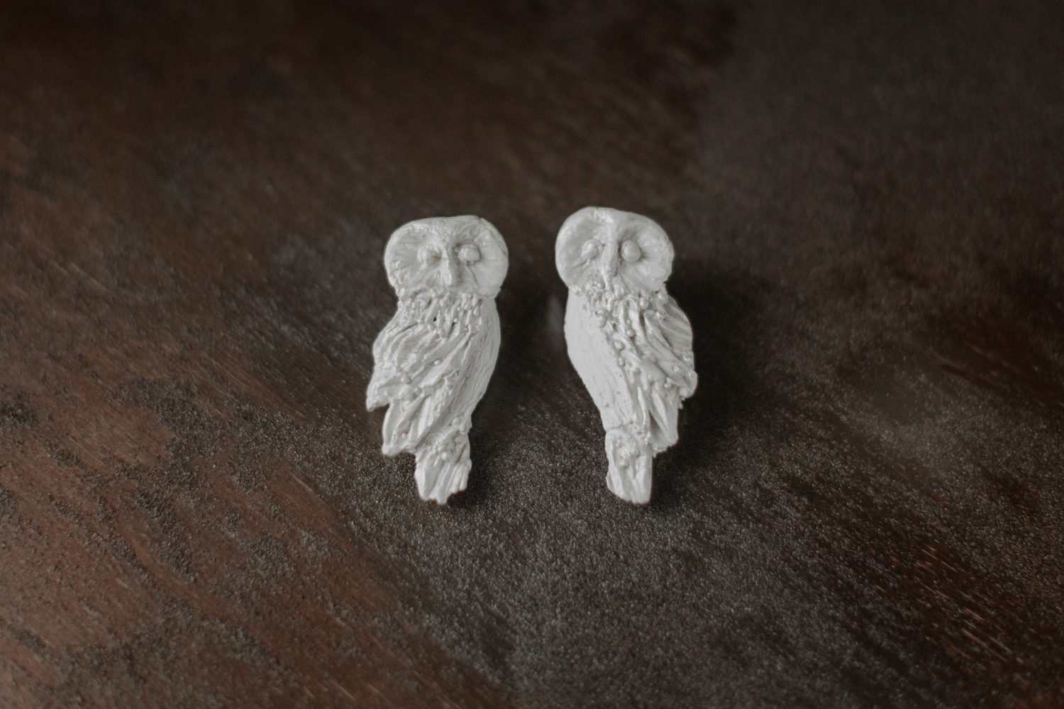 Auskari "Baltā pūce"