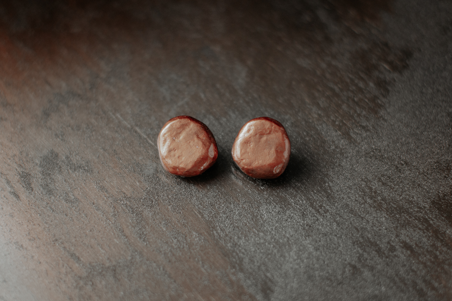 Auskari "Staburaga akmeņi" - brūni