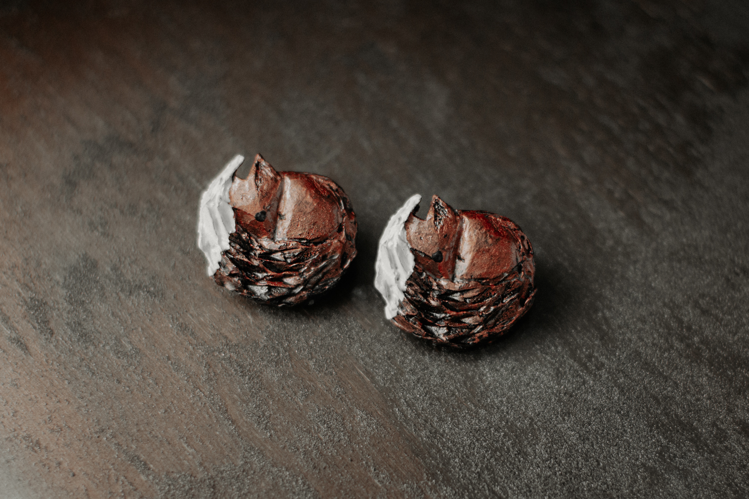 Auskari "Dusošā lapsa"