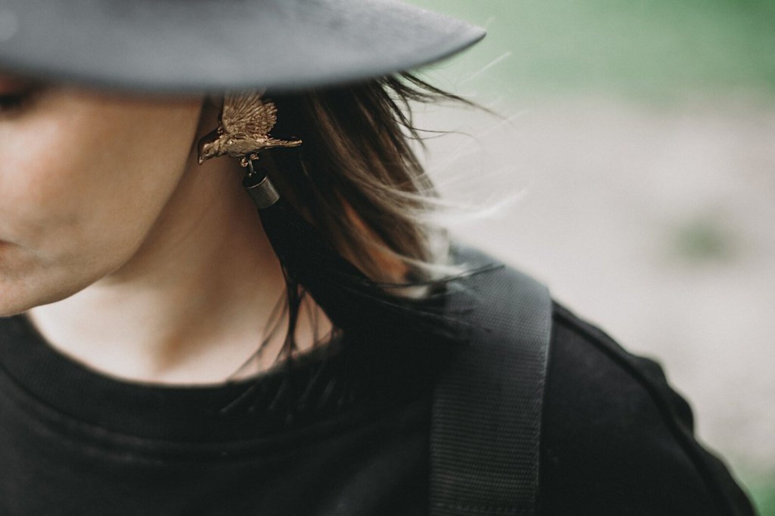 Skaru auskari “Bronzas strazds” ar skarām - Image 5