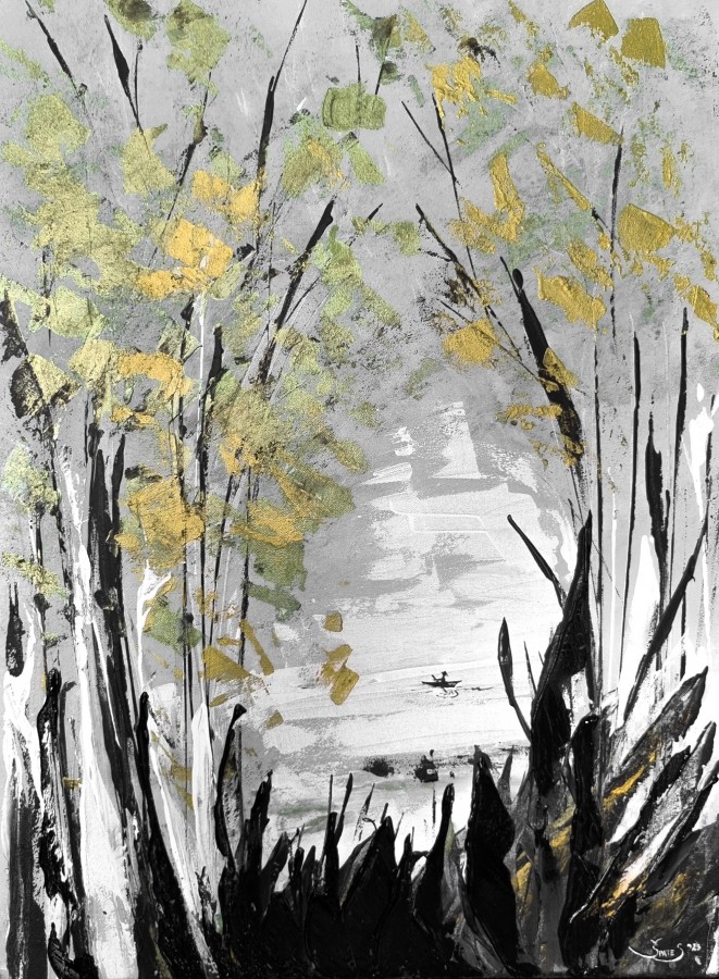 Glezna "Pa straumi" - Image 2