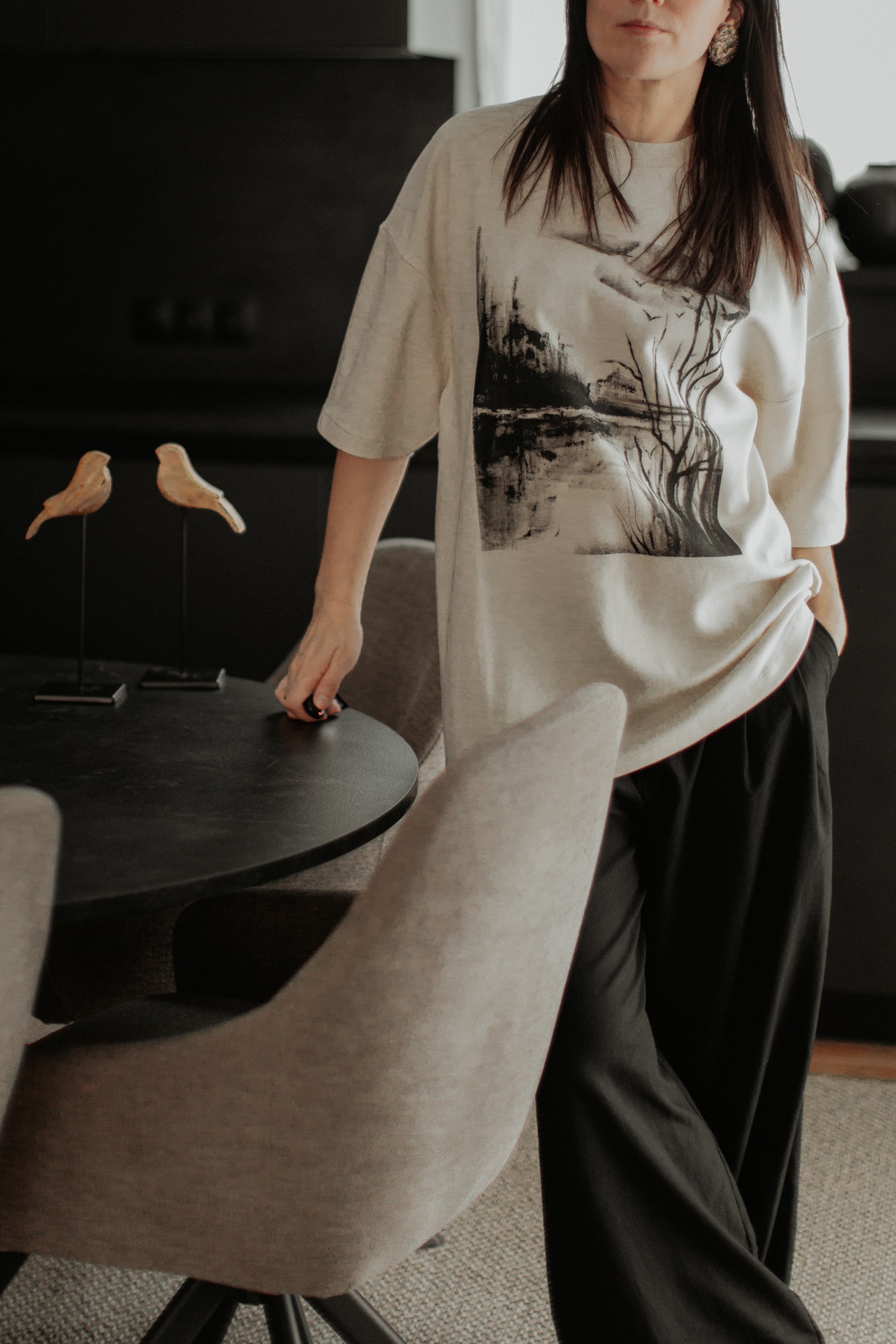 T-krekls ar gleznu “Krasts” L