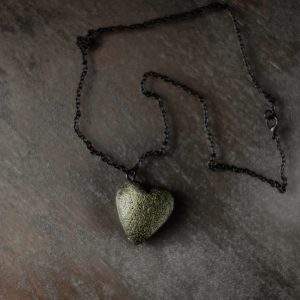Necklace "Heart of the Green Forest"