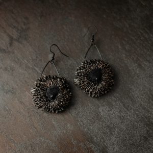 Hook earrings "Hedgehog"