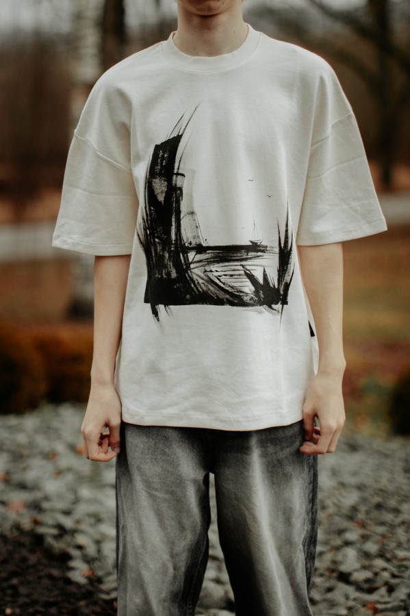 T-krekls ar gleznu “Jūra” S