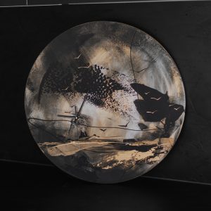 Dizaina pulkstenis "Vējā"