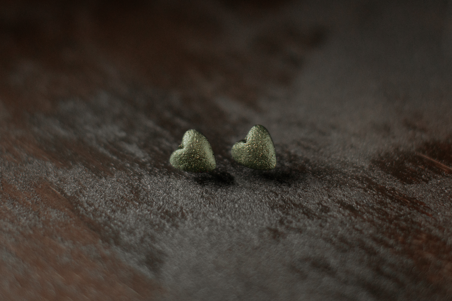 Auskari "Zaļās meža sirsniņas"