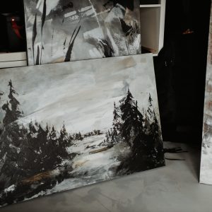 Individuāla abstraktās dekoratīvās gleznošanas meistarklase (2.5 - 3h)