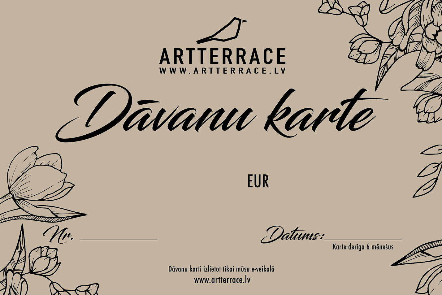 Dāvanu karte (elektroniska)