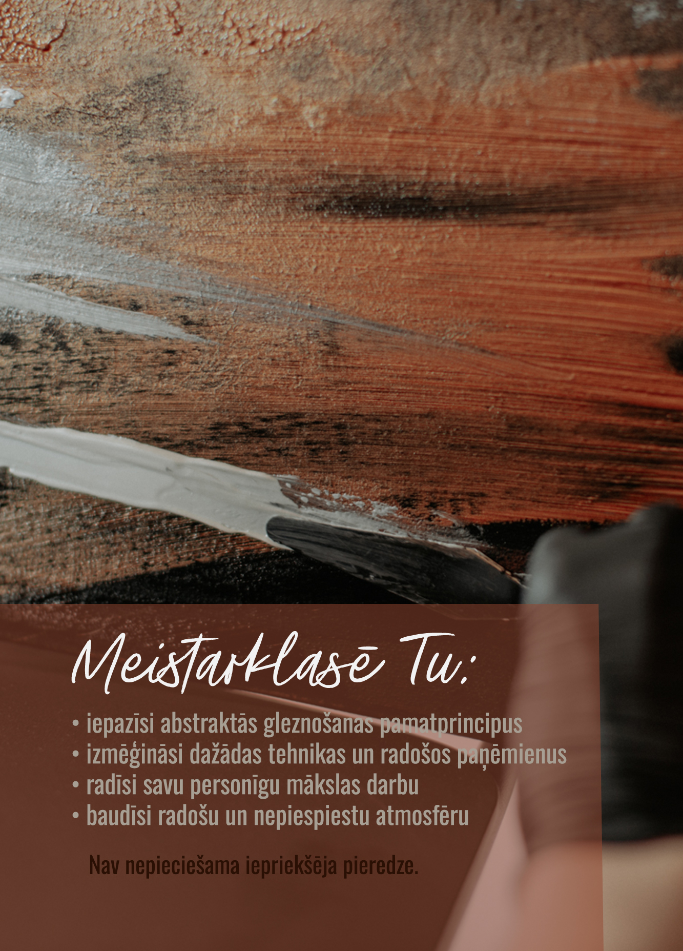 Abstraktās dekoratīvās gleznošanas meistarklase, 21. jūnijā, 11.00 - Image 3